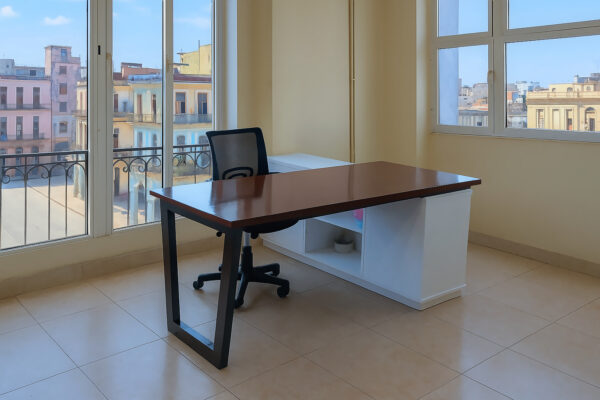 Escritorio en forma de L