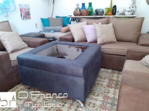 Mesa baja tapizada  #2
