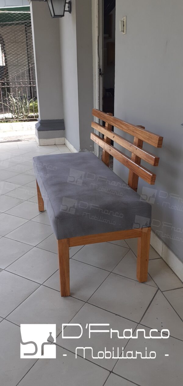 Banco para exteriores de 2 plazas