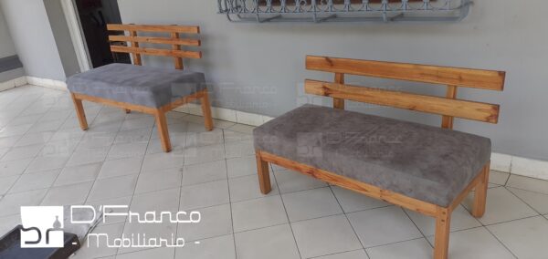 Banco para exteriores de 2 plazas