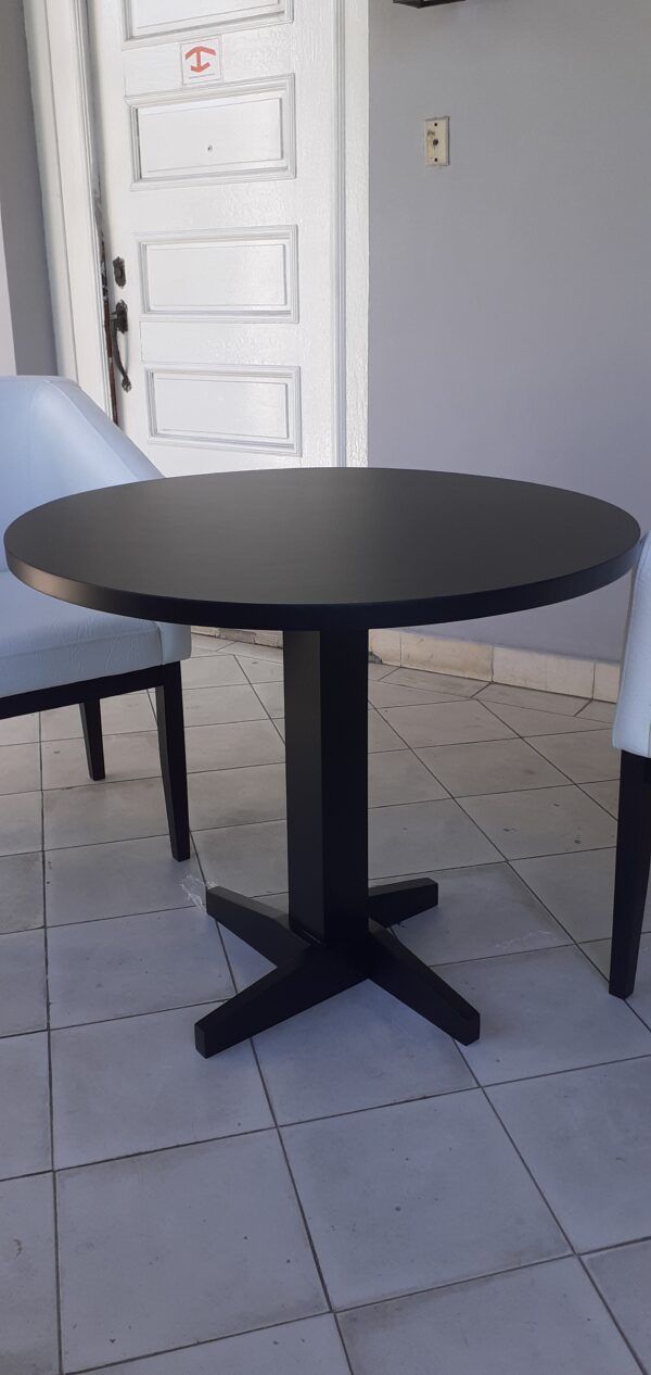 Juego de comedor de dos sillas tapizadas