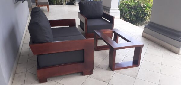 Conjunto sofá y butaca Masi