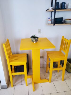 Juego de desayunador con dos banquetas #2