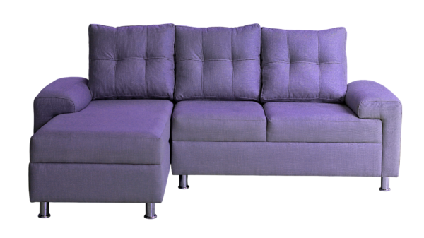 Sofá Lorella con chaise longue integrado