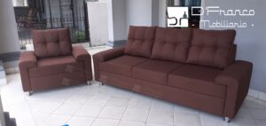 Conjunto sofá y butaca Lorella