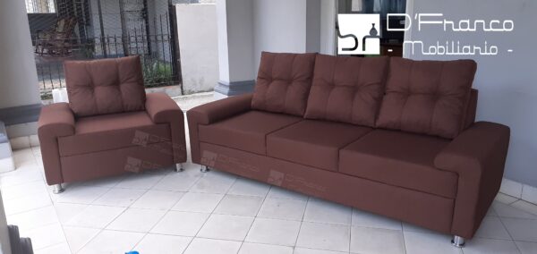 Conjunto sofá y butaca Lorella